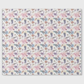 Papier Cadeau Océan Mer Coral Créature Sous-marin Monde (Plat)