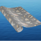 Papier Cadeau Océan Sea Shell Motif Crustaceancore