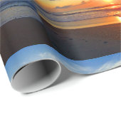 Papier Cadeau Ocean Sun (Coin rond)