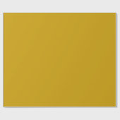 Papier Cadeau Ocre jaune (Plat)