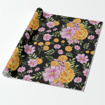 Octobre Mois de naissance Fleurs Marigold Cosmos