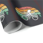 Papier Cadeau Octopus à vélo (Coin rond)