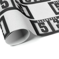 Odomètre noir pour 55e anniversaire
