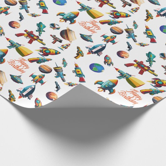 Papier Cadeau Odyssée de l'espace (Coin)