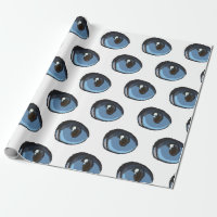 Oeil de chat bleu