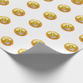 Papier Cadeau oeil étoile émoji (Coin)