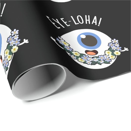 Papier Cadeau Oeil-loha Amusant Oeil-Pun Bocal BG (Coin rond)