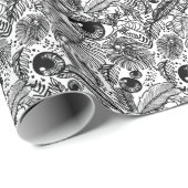 Papier Cadeau Oeil magique. Symbole de l'Omniscience et de l'Êtr (Coin rond)