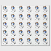 PAPIER CADEAU OEIL OPTOMITRISTE (Plat)