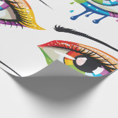 Papier Cadeau Oeil peint (Coin)