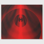 Papier Cadeau Oeil rouge (Plat)