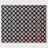 Papier Cadeau Œil rouge démoniaque (Plat)