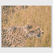 PAPIER CADEAU OEIL SUR LA CIBLE - PHOTO D'ANIMAUX DE LEOPARD (Plat)
