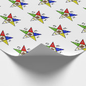 Papier Cadeau OES Etoile Orientale Soeur franc-maçonnerie Masoni (Coin)