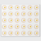 Papier Cadeau Oeuf au plat (Plat)