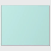 Papier Cadeau OEuf de canard - bleu d'aqua couleur solide (Plat)