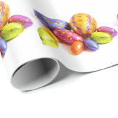 Papier Cadeau oeuf de pâques (Coin rond)