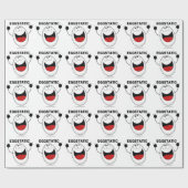 Papier Cadeau Oeuf Éggstatique-Ecstatique (Plat)