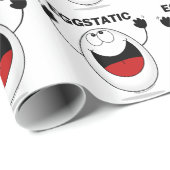 Papier Cadeau Oeuf Éggstatique-Ecstatique (Coin rond)