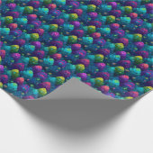 Papier Cadeau Oeufs de Dragon Magiques Créature de Fantaisie D&D (Coin)