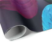 Papier Cadeau OEufs de Pâques (Coin rond)