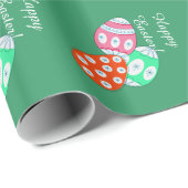 Papier Cadeau Oeufs de pâques (Coin rond)