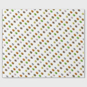 Papier Cadeau oeufs de Pâques (Plat)