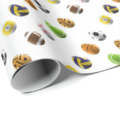 Papier Cadeau oeufs de Pâques (Coin rond)
