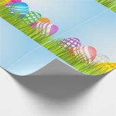 Papier Cadeau OEufs De Pâques Dans Du Papier D'Enveloppement De 