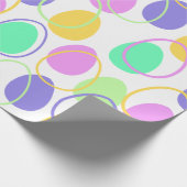 Papier Cadeau Oeufs de Pâques et contours (Coin)