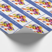 Papier Cadeau oeufs de pâques heureux (Coin)