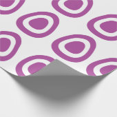Papier Cadeau Œufs de Pâques violets (Coin)