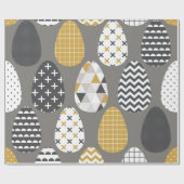 Papier Cadeau Oeufs géométriques (Plat)