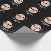 Papier Cadeau OEufs Mark Funny Oeuf Pun Dark BG (Coin)