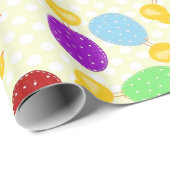 Papier Cadeau Oeufs piqués (Coin rond)