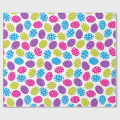 Papier Cadeau Oeufs pointillés (Plat)