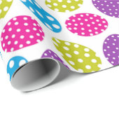 Papier Cadeau Oeufs pointillés (Coin rond)