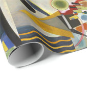 Papier Cadeau Oeuvre Abstraite de Kandinsky (Coin rond)