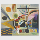 Papier Cadeau Oeuvre Abstraite de Kandinsky (Plat)