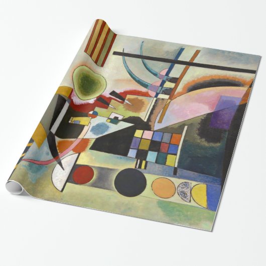 Papier Cadeau Oeuvre Abstraite de Kandinsky (Déroulé)