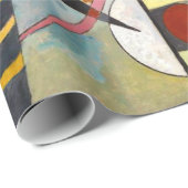 Papier Cadeau Oeuvre Abstraite de Kandinsky (Coin rond)