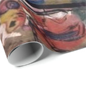 Papier Cadeau Oeuvre Abstraite de Kandinsky (Coin rond)