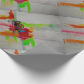 Papier Cadeau Oeuvre Abstraite originale (Coin)