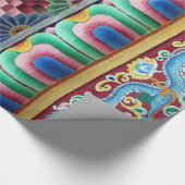 Papier Cadeau Oeuvre colorée asiatique (Coin)