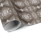 Papier Cadeau OEuvre d'art oculaire concentré à bec scié (Coin rond)