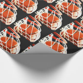 Papier Cadeau Oeuvre de basket-ball (Coin)
