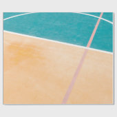 Papier Cadeau Oeuvre de basket-ball cool (Plat)