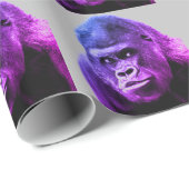 Papier Cadeau Oeuvre de Gorilla (Coin rond)