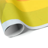 Papier Cadeau OEuvre murale multicolore (Coin rond)
