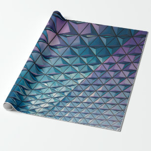 Papier Cadeau oeuvres d'art turquoise et rose
